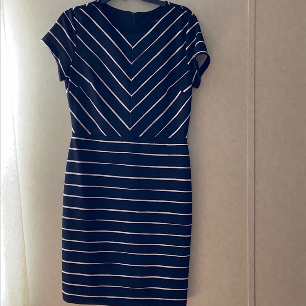banana republic stripped dress